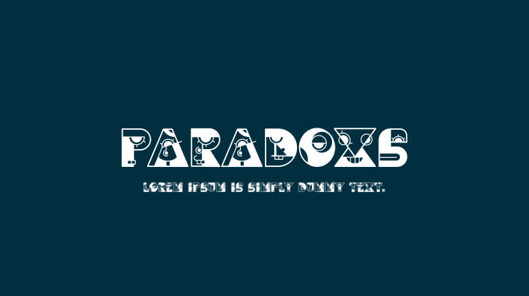 PARADOXS Font Family