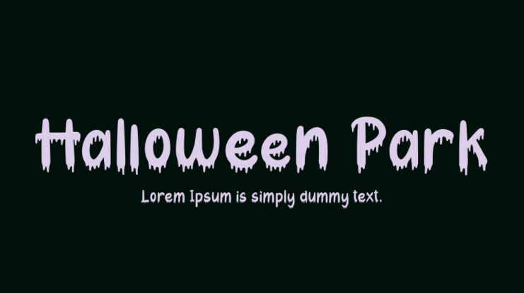 Halloween Park Font