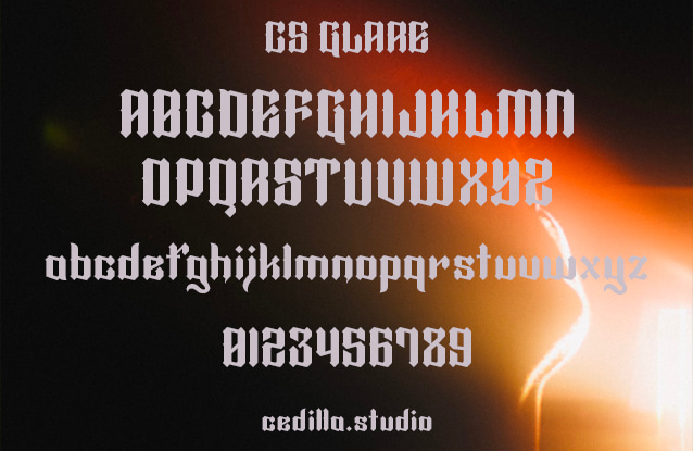 CS Glare Trial Font