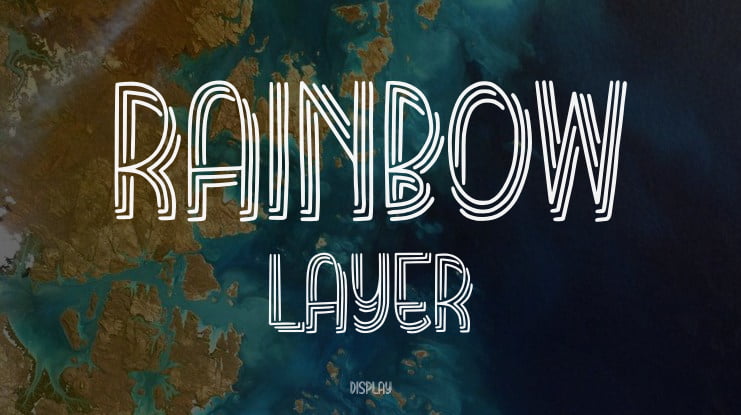 Rainbow Layer Font