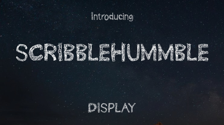 SCRIBBLEHUMMBLE Font