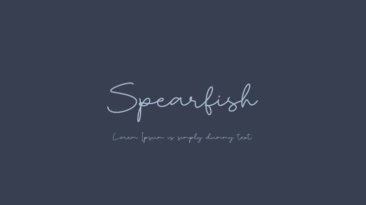 Spearfish Font