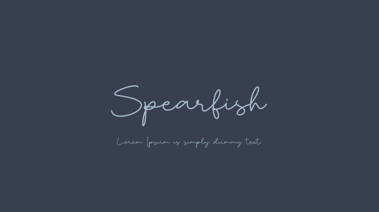 Spearfish Font