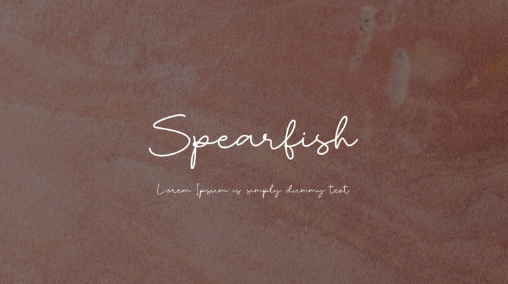 Spearfish Font
