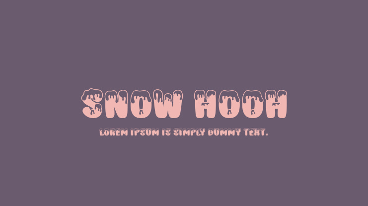 Snow Hooh Font