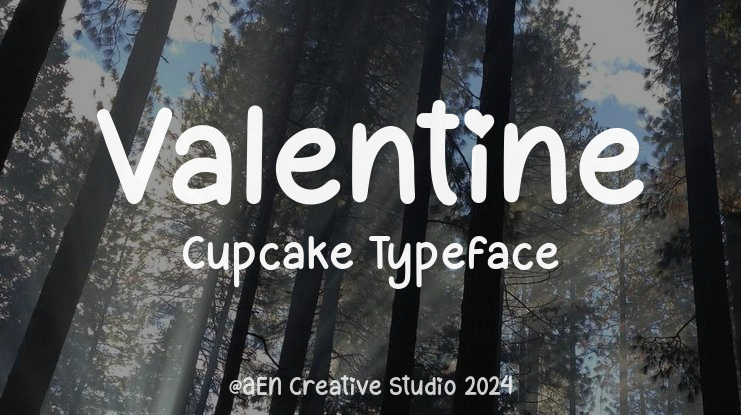 Valentine Cupcake Font