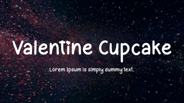 Valentine Cupcake Font