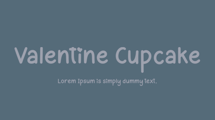 Valentine Cupcake Font
