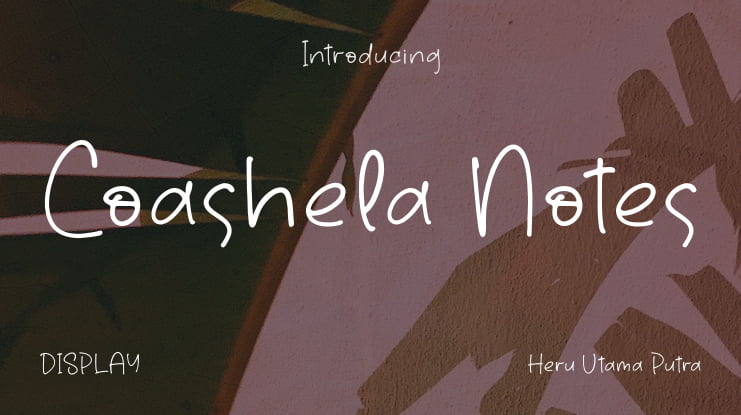 Coashela Notes Font