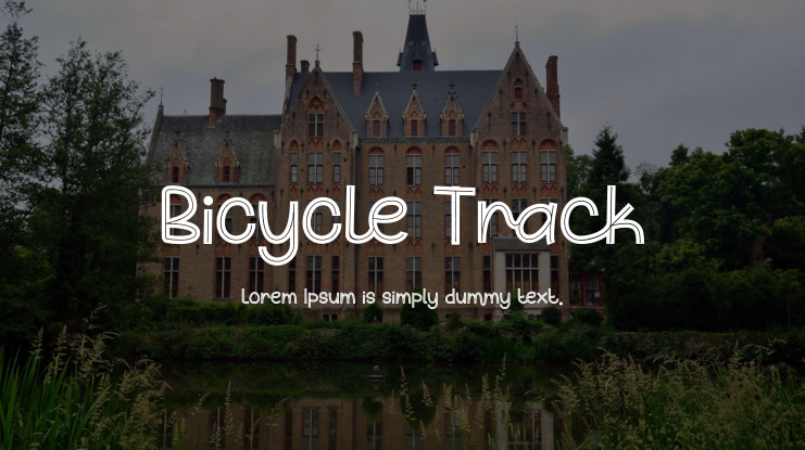 Bicycle Track Font