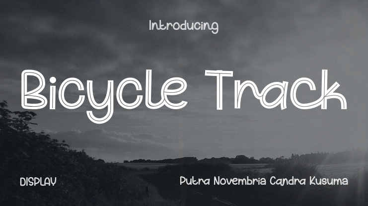 Bicycle Track Font