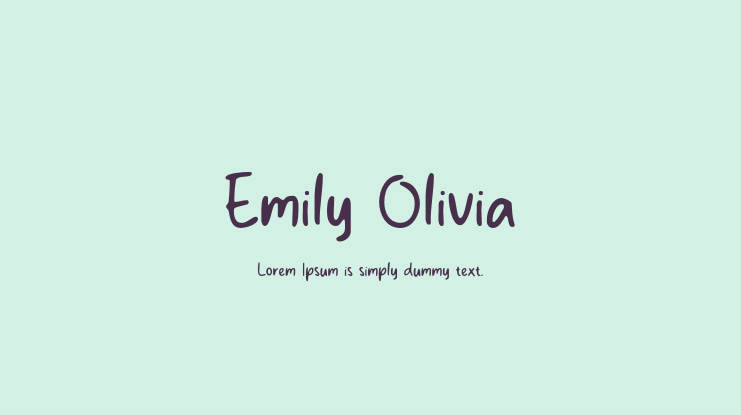 Emily Olivia Font