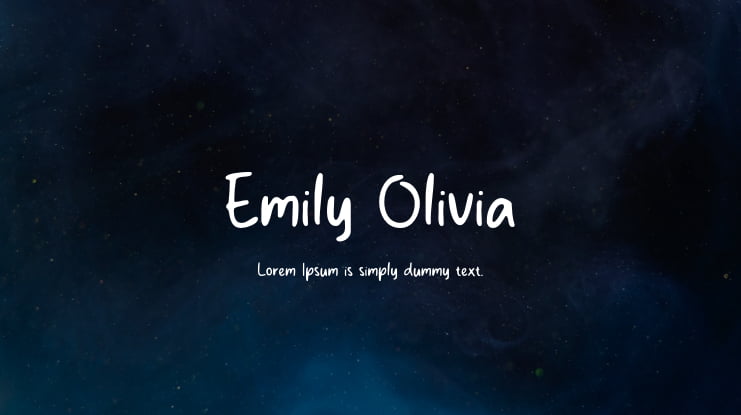 Emily Olivia Font