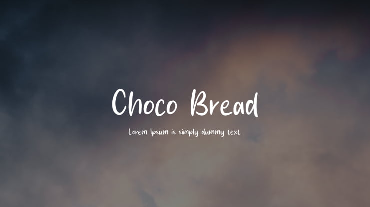 Choco Bread Font