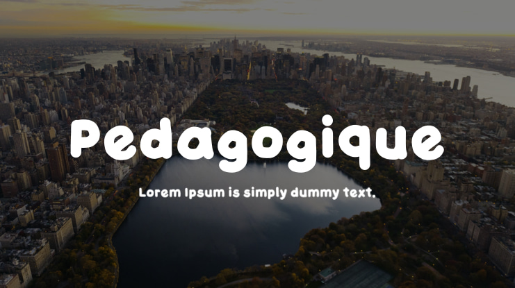 Pedagogique Font