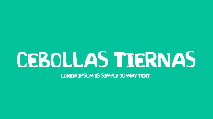Cebollas Tiernas Font