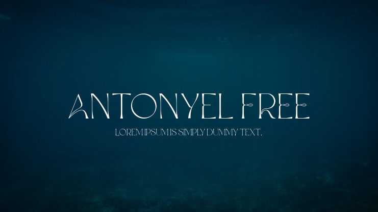 Antonyel FREE Font