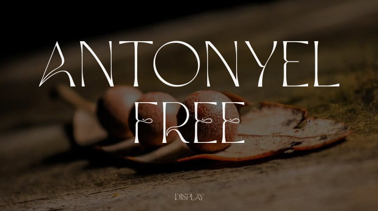 Antonyel FREE Font