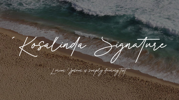 Rosalinda Signature Font