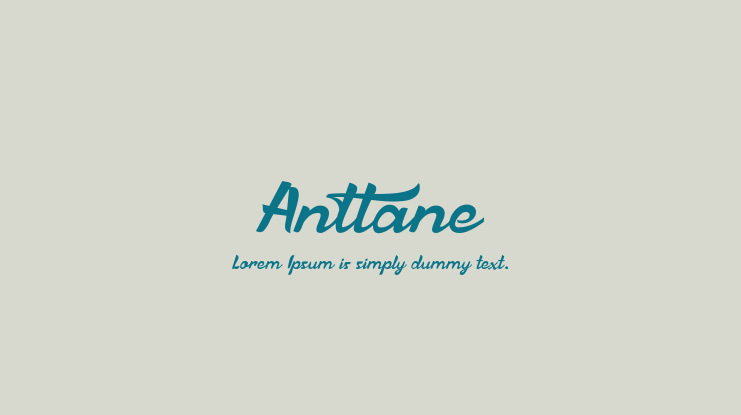 Anttane Font
