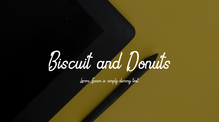 Biscuit and Donuts Font