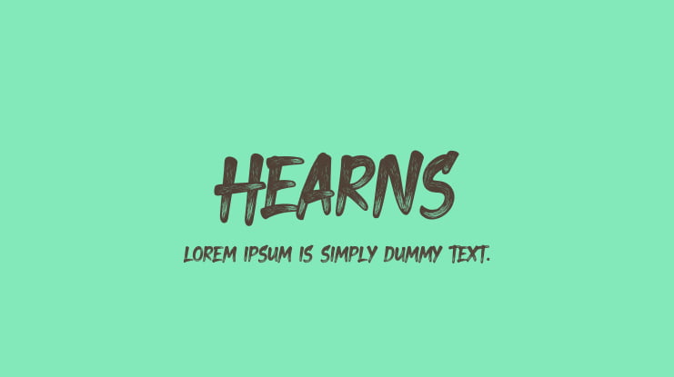 Hearns Font