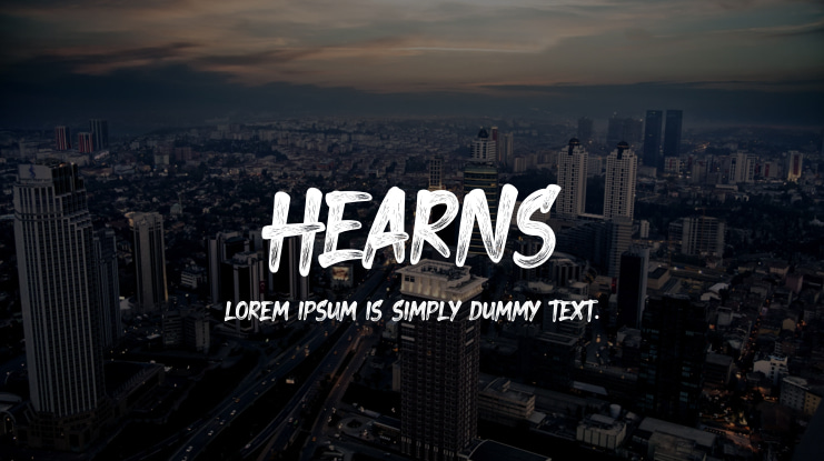 Hearns Font
