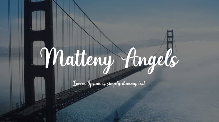 Matteny Angels Font