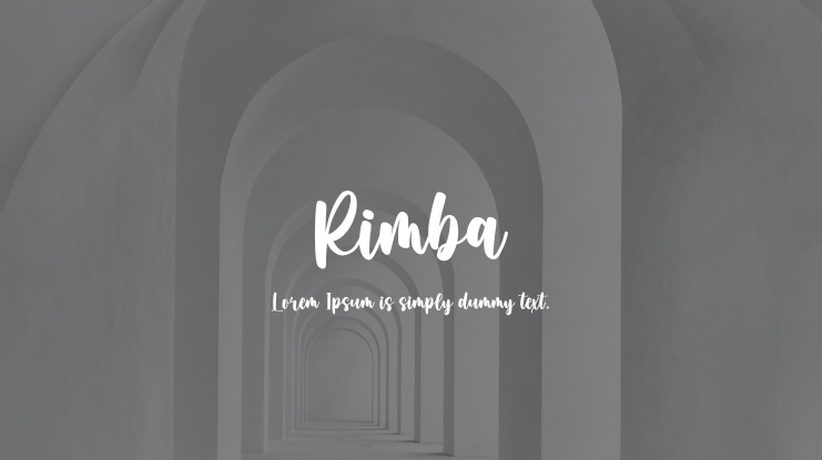 Rimba Font