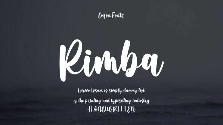 Rimba Font