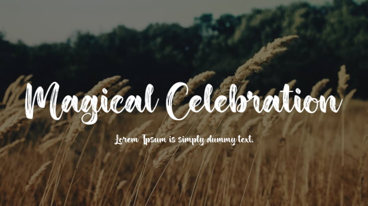 Magical Celebration Font