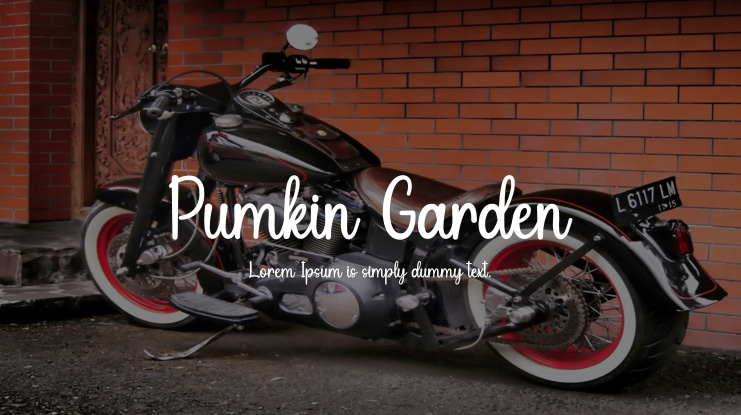 Pumkin Garden Font