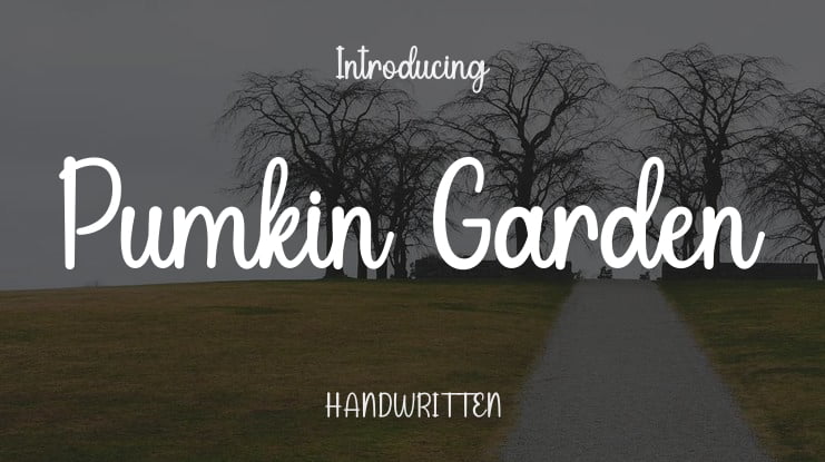 Pumkin Garden Font