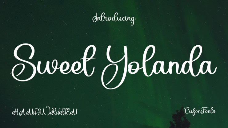 Sweet Yolanda Font