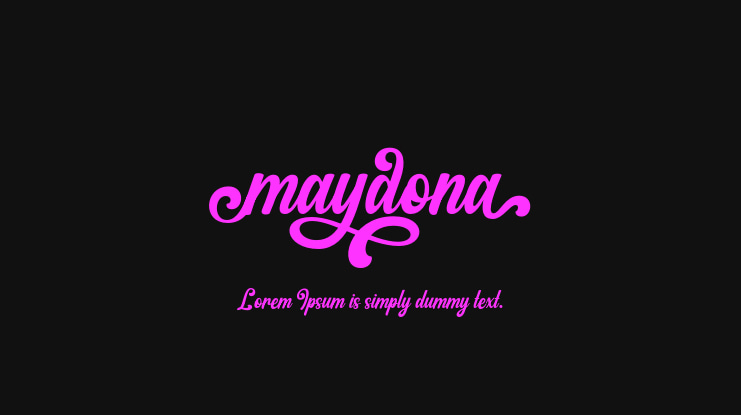 Maydona Font