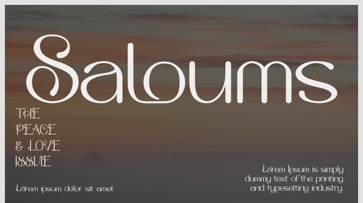 Saloums Font