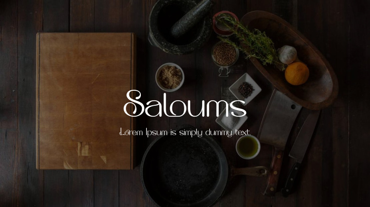 Saloums Font