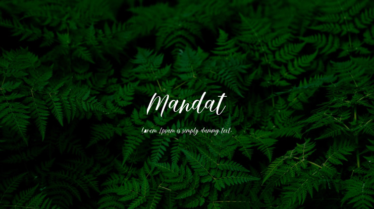 Mandat Font