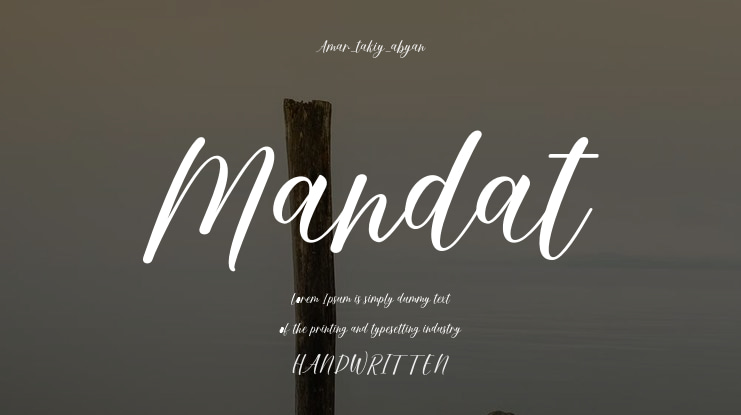 Mandat Font