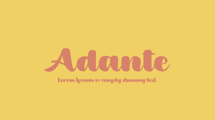 Adante Font