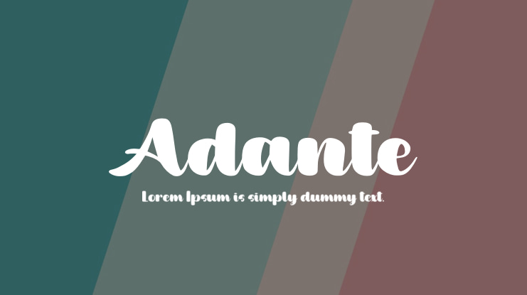 Adante Font