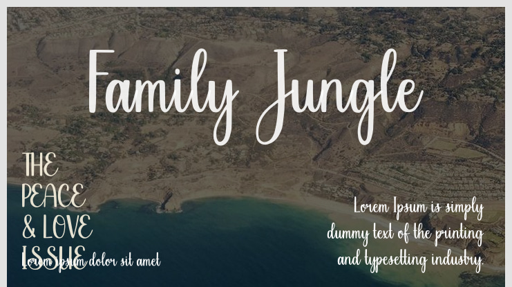 Family Jungle Font