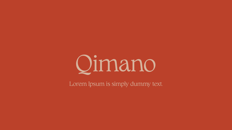 Qimano Font