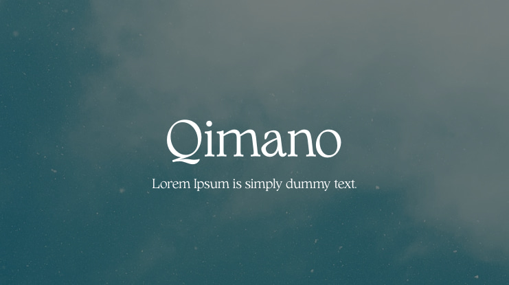 Qimano Font