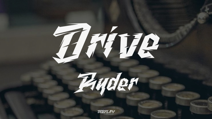 Drive Ryder Font