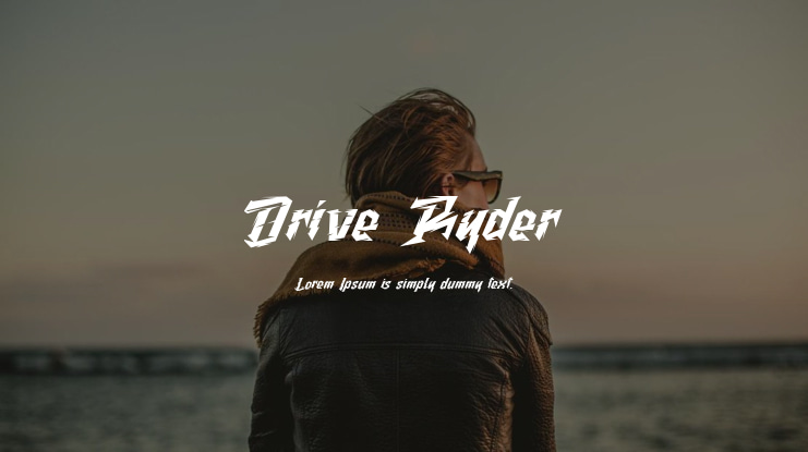 Drive Ryder Font