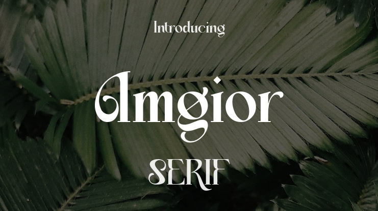 Amgior Font