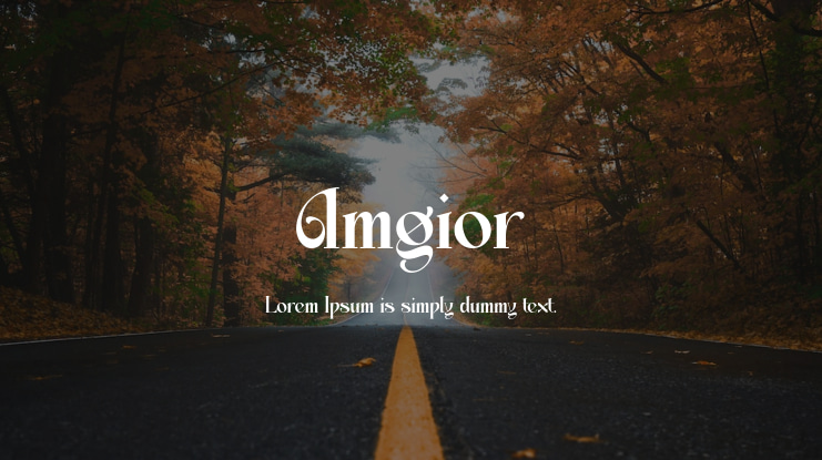 Amgior Font
