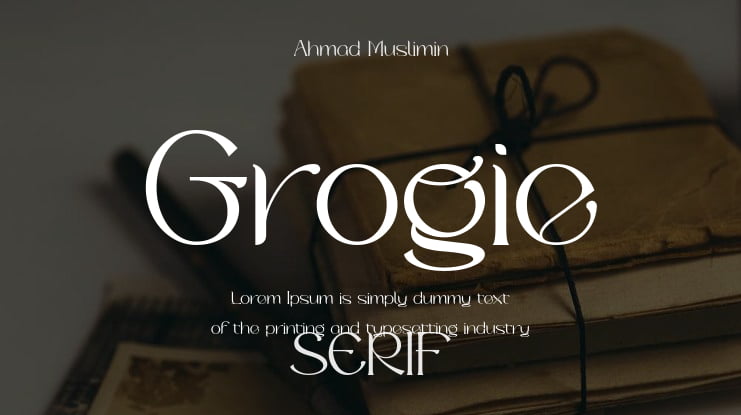 Grogie Font