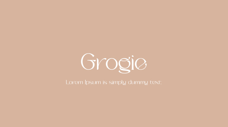 Grogie Font